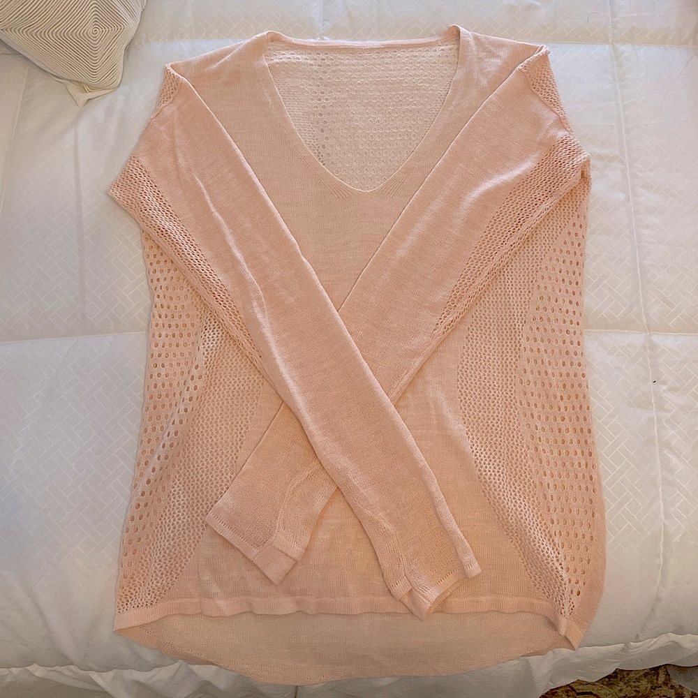 Lululemon - Long Sleeve Mesh Top